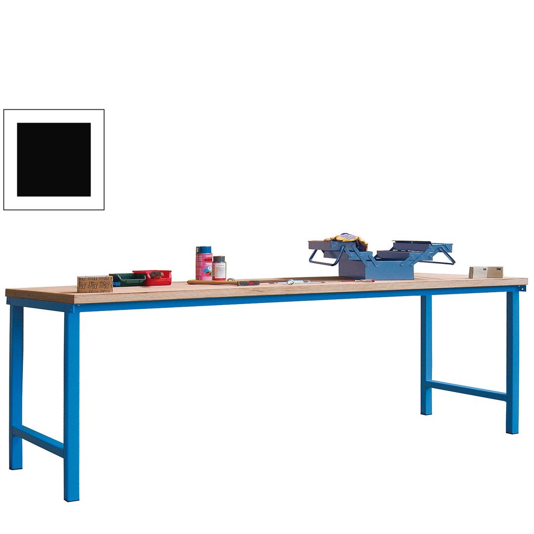 Werkbank - 900 x 2.000 x 700 mm (HxBxT) - Traglast 1.400 kg - anthrazitgrau