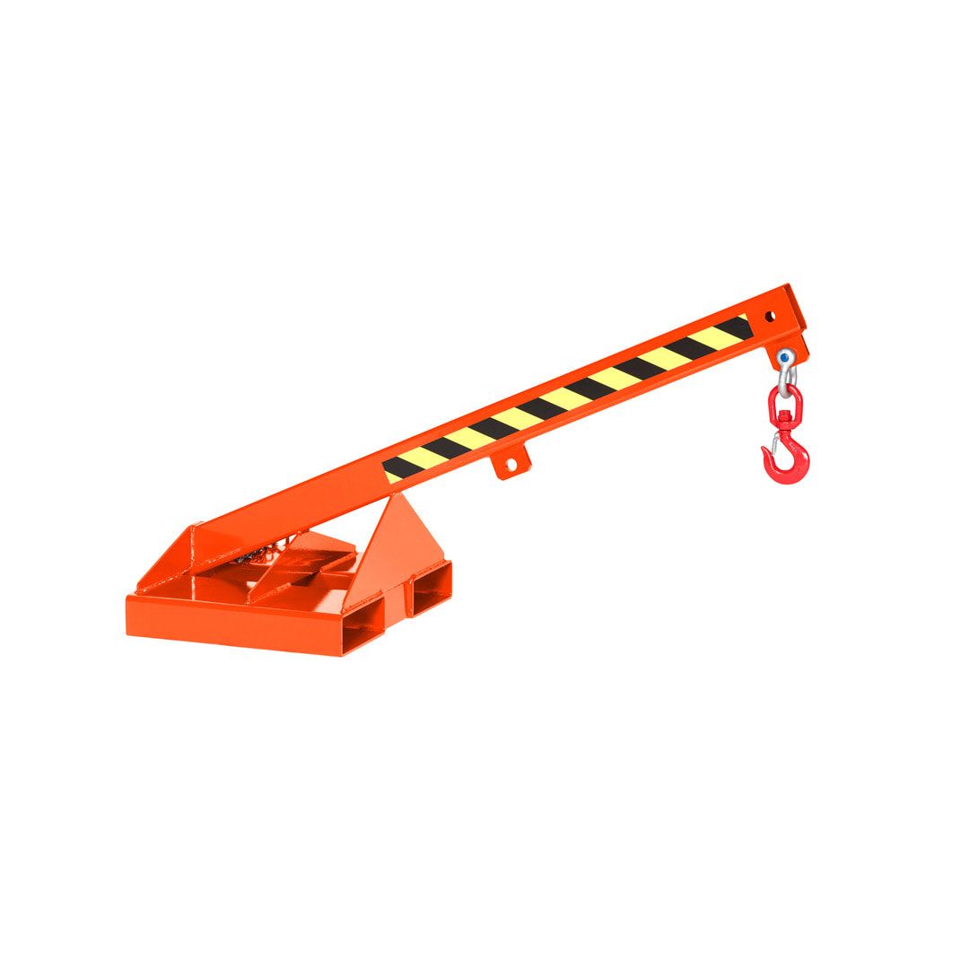 Lastarm - starr, Neigung 25 Grad - Länge 1.390 mm - Traglast 350 - 1.000 kg - enzianblau
