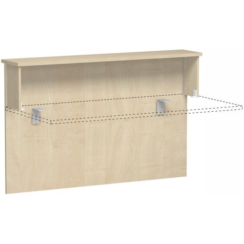 Anbau Thekenelement, Anbaumodul, 25 mm Dreischicht-Feinspan, 1.025 x 1.000 x 300 mm (HxBxT), Dekor Ahorn