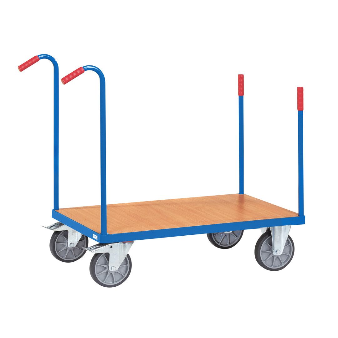 Rungenwagen - Ladeflächenmaß 500 x 850 (BxT) - Traglast 500 kg - Magazinwagen - Magazinbügelwagen - Fetra
