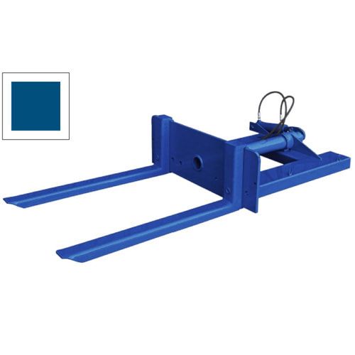 Behälterkipper für Gabelstapler, hydraulisch, verstellbare Zinkenbreite bis 1.125 mm, Kettensicherung, Traglast 1500 kg, Farbe anthrazitgrau