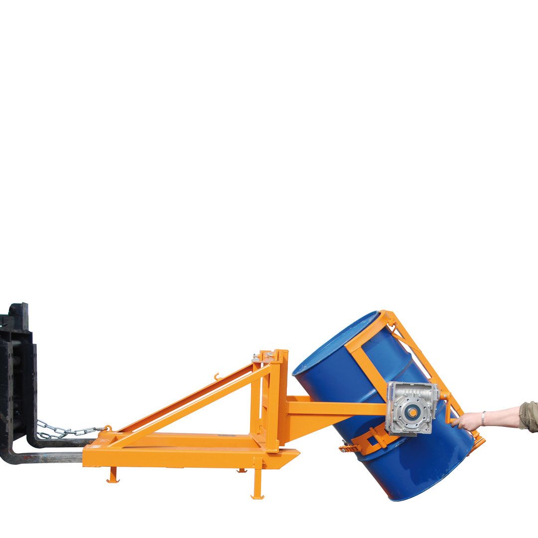BAUER Fasskipper - Fassdurchmesser 490-590 mm - 360 kg - Endloskette - feuerrot