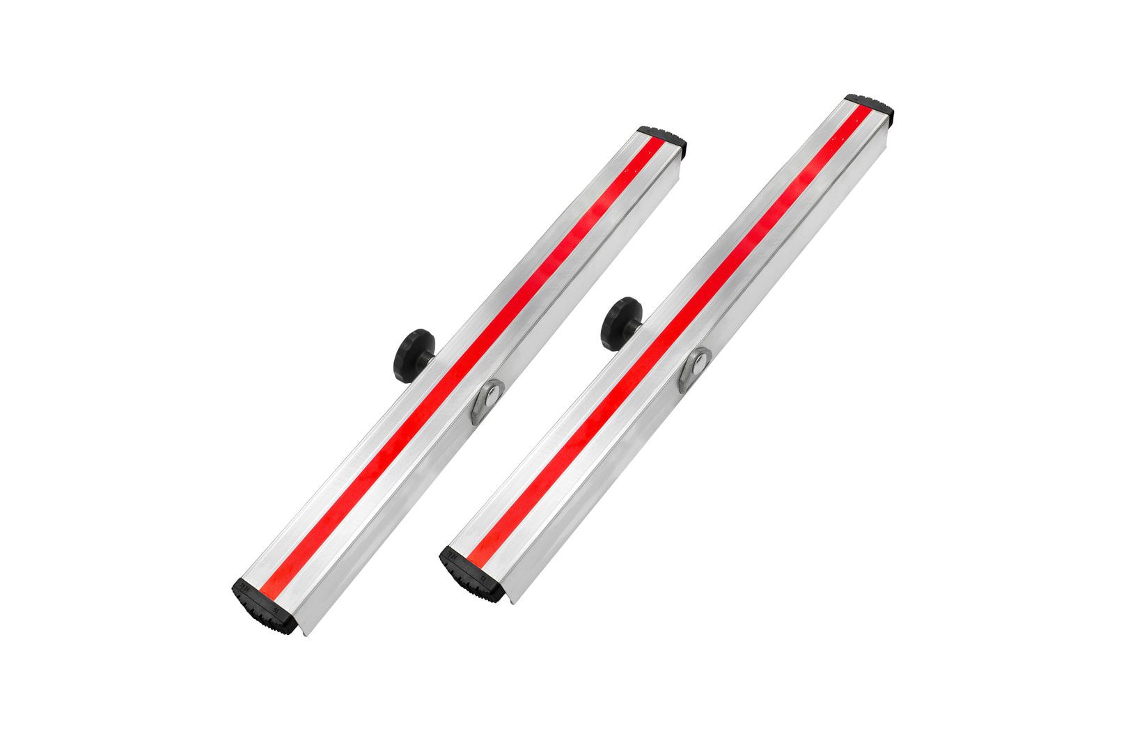 Fußverlängerungsset für Sprossenstehleitern, Länge 1.370 mm, Verstellbereich 1.000 mm, für Holmgröße 60 x 24 mm, inkl. Befestigungsmaterial
