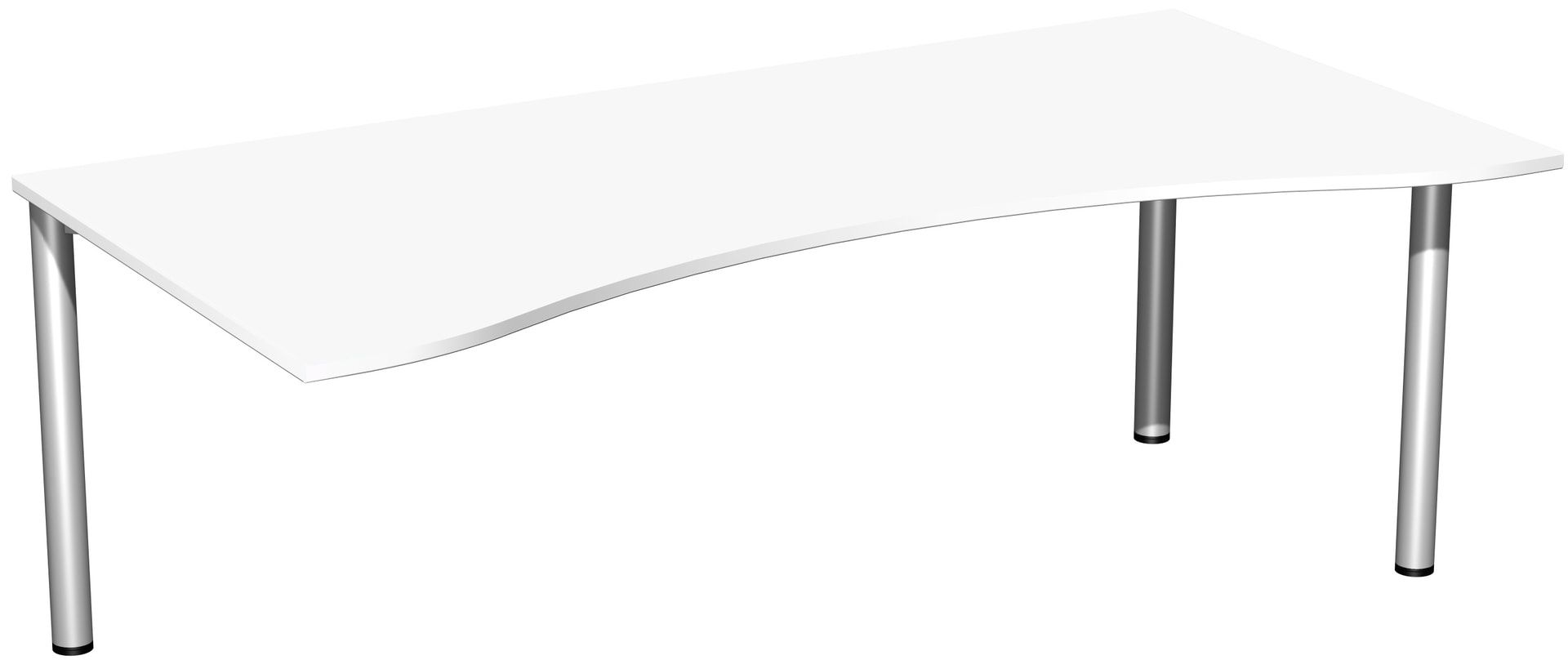 Ergo-Schreibtisch - 4-Fuß Flex - Bürotisch - 720 x 1.600 x 1.000 mm (HxBxT) - Gestell anthrazit - Ahorn