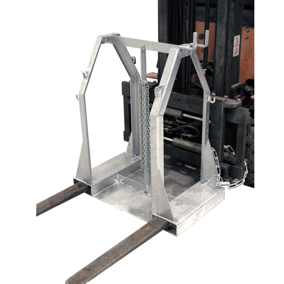 Gasflaschen-Palette - für 4 250-mm-Stahlflaschen - Traglast 350 kg - feuerverzinkt