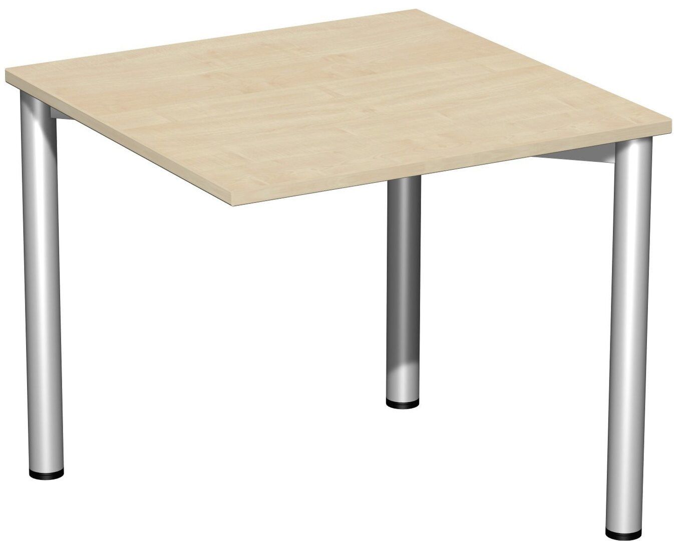 Schreibtisch - 4-Fuß Flex - Bürotisch - 720 x 1.200 x 600 mm (HxBxT) - Gestell anthrazit - Ahorn