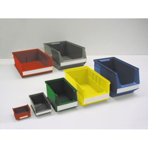 Sichtlagerkästen, Sortierkästen - (HxBxT) 130x150x230 mm - 25 Stück - Farbe blau