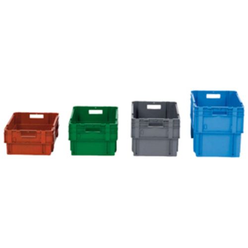 Temperaturbeständige Drehstapelbehälter - Volumen 60 l - VE 2 Stk. - Farbe blau