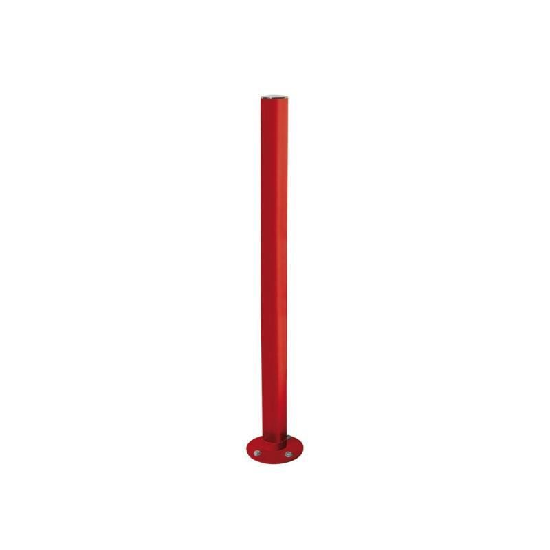 Neigbarer Pfosten mit Edelstahlkopf - 76 x 1.010 mm (DxH) - Farbe enzianblau - Pfosten mit Gelenk - beweglicher Pfosten