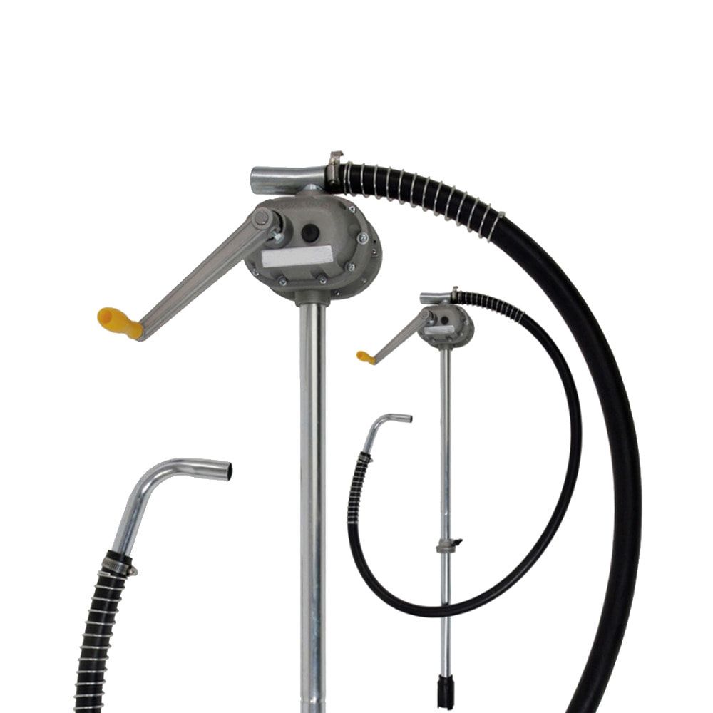 Handkurbel rotationspumpe - Fasspumpe - G2 Gewinde - für Öle und Diesel - 50 m