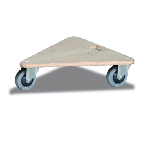 Möbelroller - 2 Stück - (HxBxT) 145 x 540 x 540 - 200 kg Traglast - Vollgummibereifung