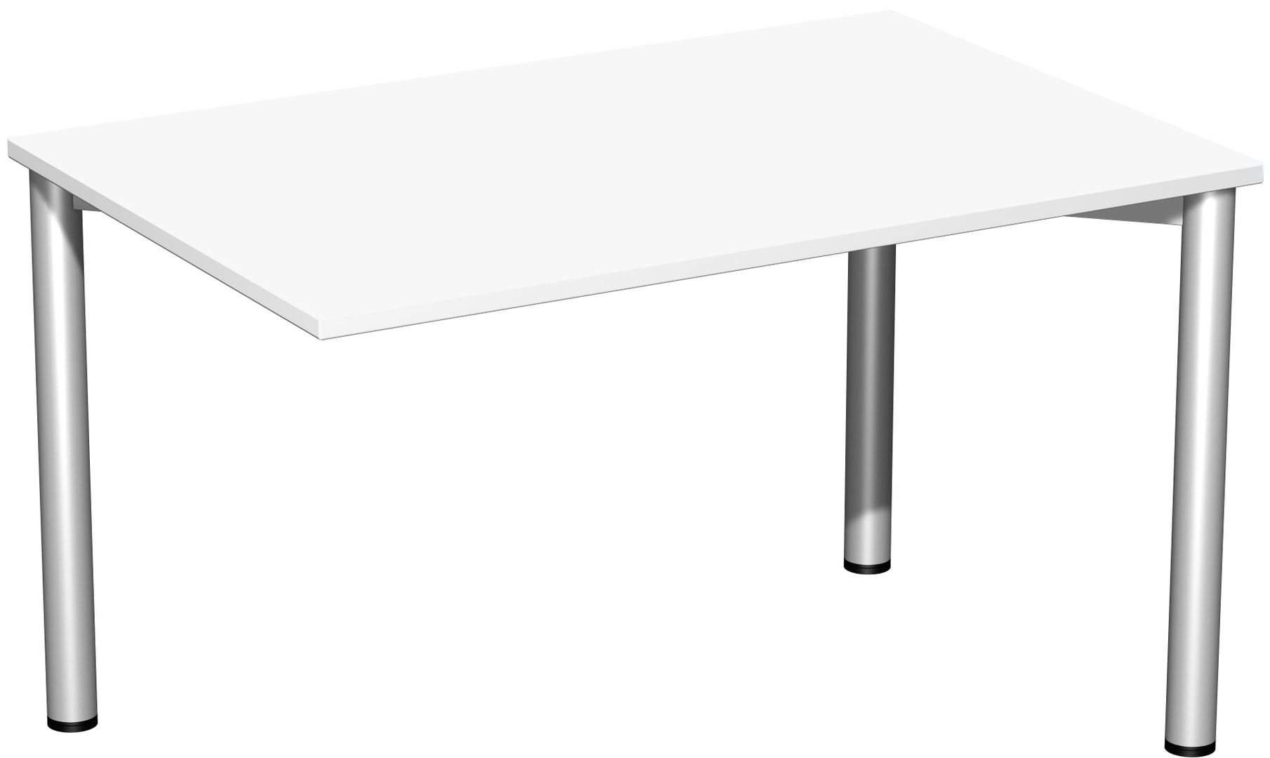 Schreibtisch - 4-Fuß Flex - Bürotisch - 720 x 1.200 x 600 mm (HxBxT) - Gestell anthrazit - Ahorn