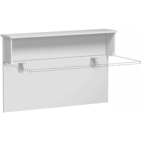 Anbau Thekenelement, Anbaumodul, 25 mm Dreischicht-Feinspan, 1.025 x 1.000 x 300 mm (HxBxT), Dekor Ahorn