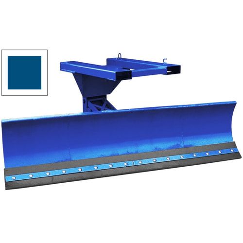 Eichinger Schneepflug, Gummischürfleiste, Taschen oben, Kettensicherung, 2-fach verstellbar, Schildbreite 1.500 mm, Farbe anthrazitgrau