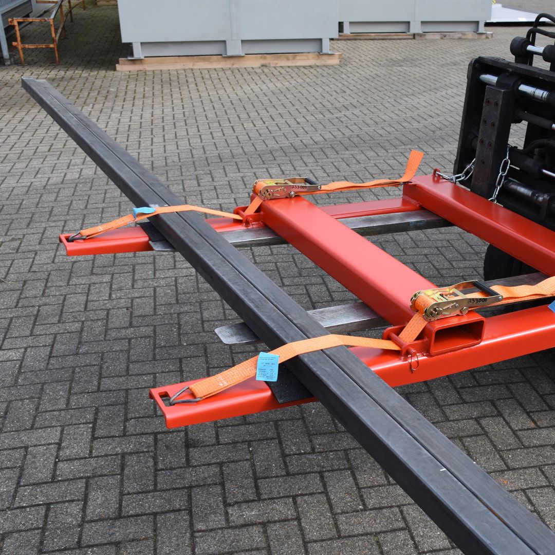Langgutseitenlader - Traglast 750 kg - 145 x 1.100 x 1.465 mm (HxBxT) - feuerrot