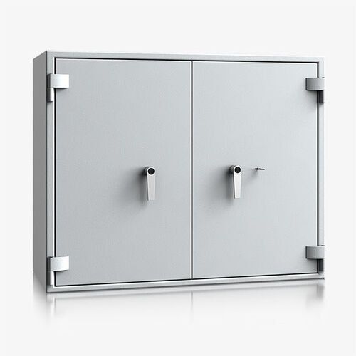 Dokumentensafe, Aktentresor, Geldschrank, Möbeltresor, VdS B S2, 60 Min feuerfest, Tür 2-flügelig, 1.045 x 1.128 x 506 mm (HxBxT), Farbe lichtgrau