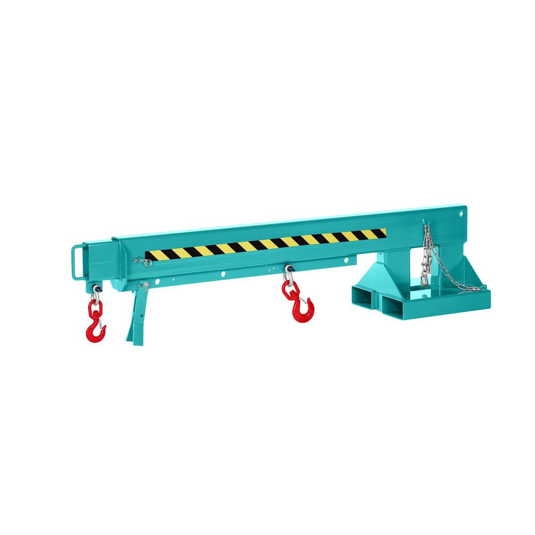Kranarm für Gabelstapler - max. Traglast 5.000 kg - Länge 2.220 - 3.720 mm - anthrazitgrau
