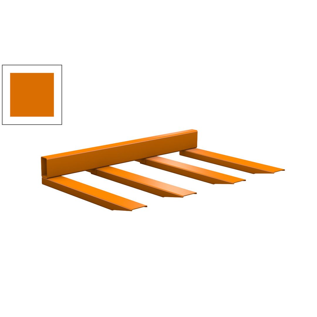Langguttraverse - Traglast 1.500 kg - Nutztiefe 1.200 mm - 280 x 2.000 x 1.390 mm (HxBxT) - feuerrot