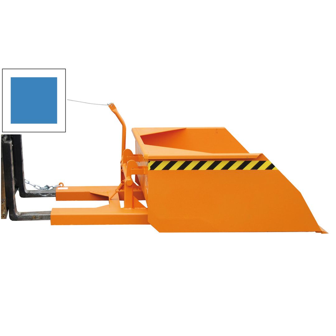 BAUER Staplerschaufel mechanisch - 1.000 l - 2.000 kg - feuerrot