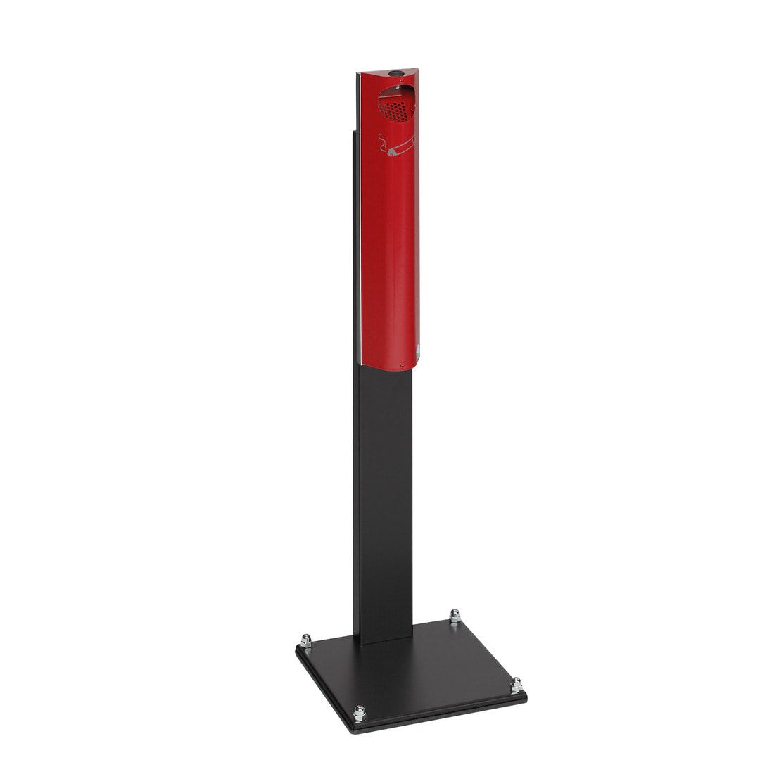 Standascher - verschließbar - Volumen 4 l - 1.250 x 310 x 310 mm (HxBxT) - Edelstahl