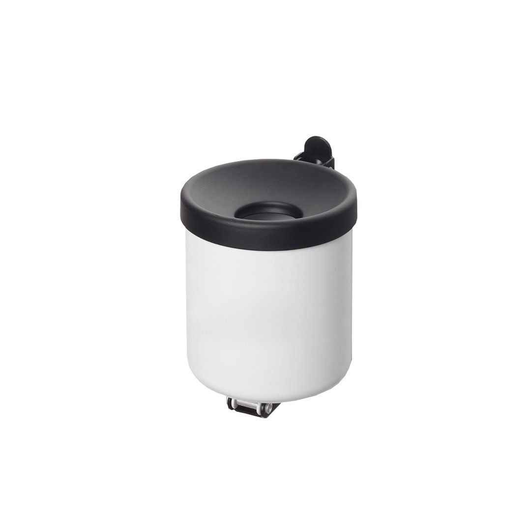 Wandascher - Volumen 0,6 l - 100 x 90 x 120 mm (HxBxT) - Edelstahl
