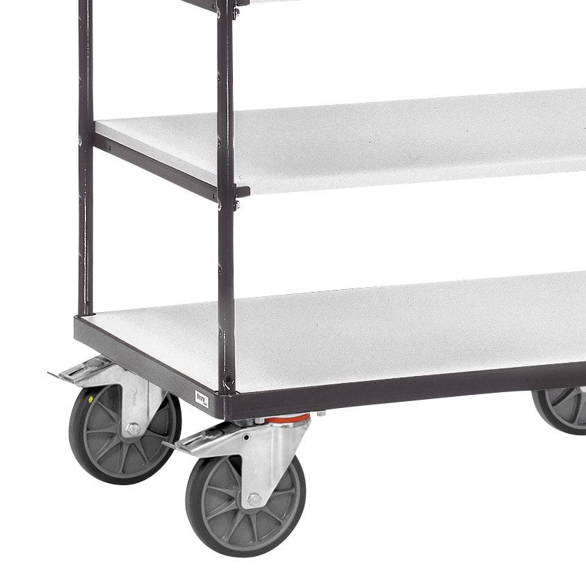 Fetra - ESD-Etagenwagen - 600 kg Traglast - 1.800 x 609 x 1.169 mm (HxBxT) - 4 Etagen
