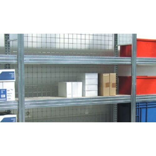 Gitterrückwand für 2.000 x 875 mm (HxB) Steckregal BERT, verzinkt