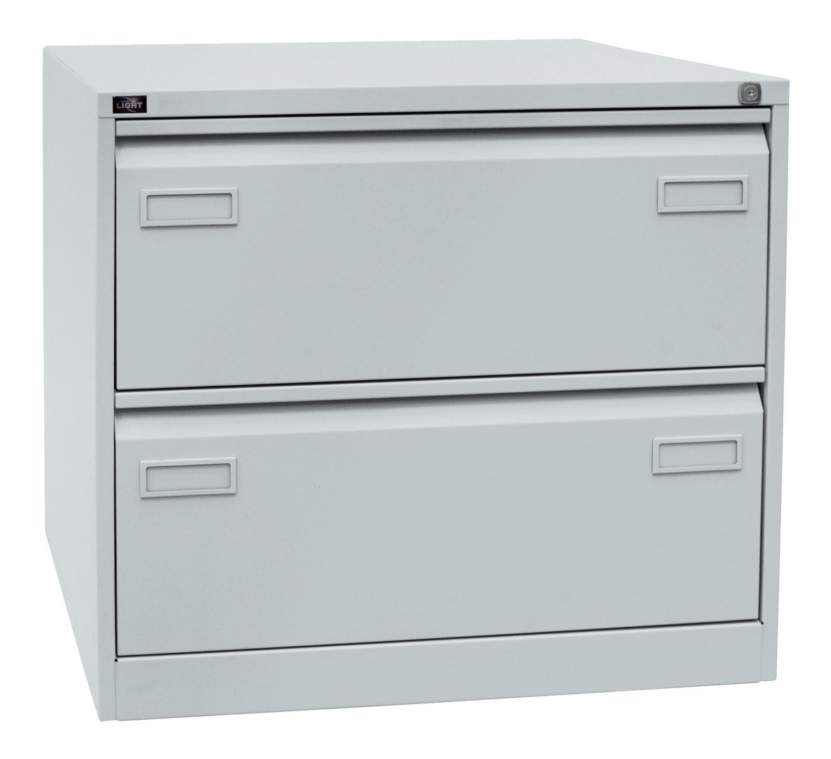 Bisley Light Hängeregistraturschrank - 2 Schubladen - doppelbahnig - Farbe blau