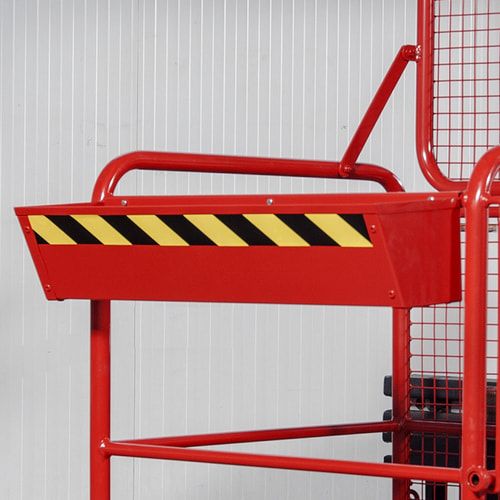 Arbeitsbühne für Stapler und Frontlader - Arbeitskorb - Montagebühne - Traglast 240 kg - 1.900 x 800 x 800 mm - anthrazitgrau