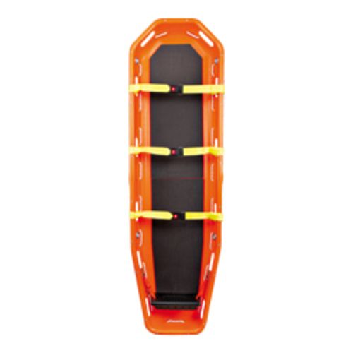 Schleifkorbtrage, Bergungstrage, Rettungstrage, Höhenrettung, Tiefenbergung, Bergrettung, Sicherheitsgurte, bis ca. 280 kg, 200 x 650 x 2.150 mm, HDPE