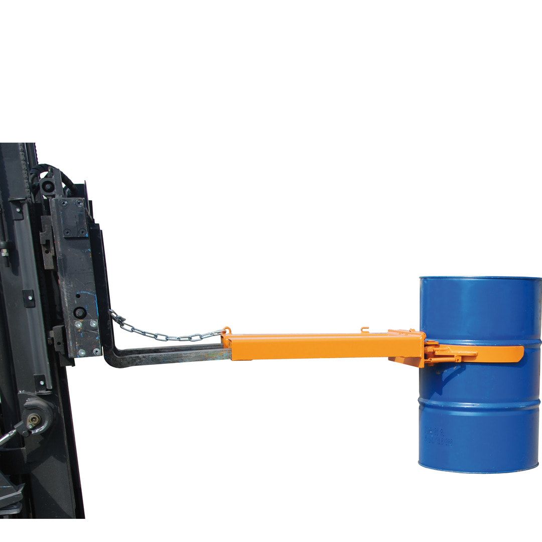 BAUER Fassgreifer für stehende Fässer - 1 x 200-l-Fass - 500 kg - feuerverzinkt