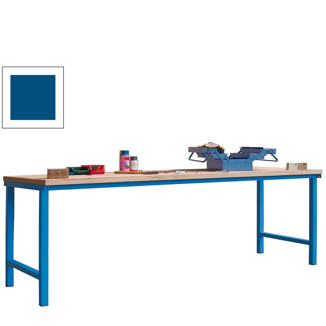 Werkbank - 900 x 2.000 x 700 mm (HxBxT) - Traglast 1.400 kg - anthrazitgrau