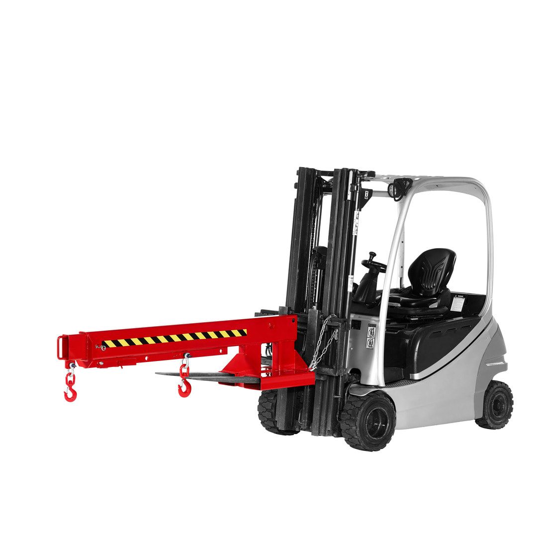 Kranarm für Gabelstapler - max. Traglast 5.000 kg - Länge 2.220 - 3.720 mm - anthrazitgrau