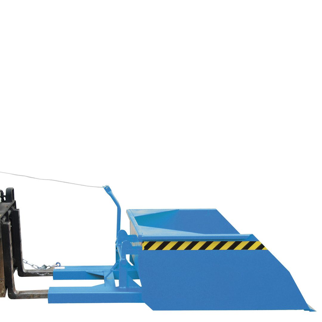 BAUER Staplerschaufel mechanisch - 1.000 l - 2.000 kg - feuerrot