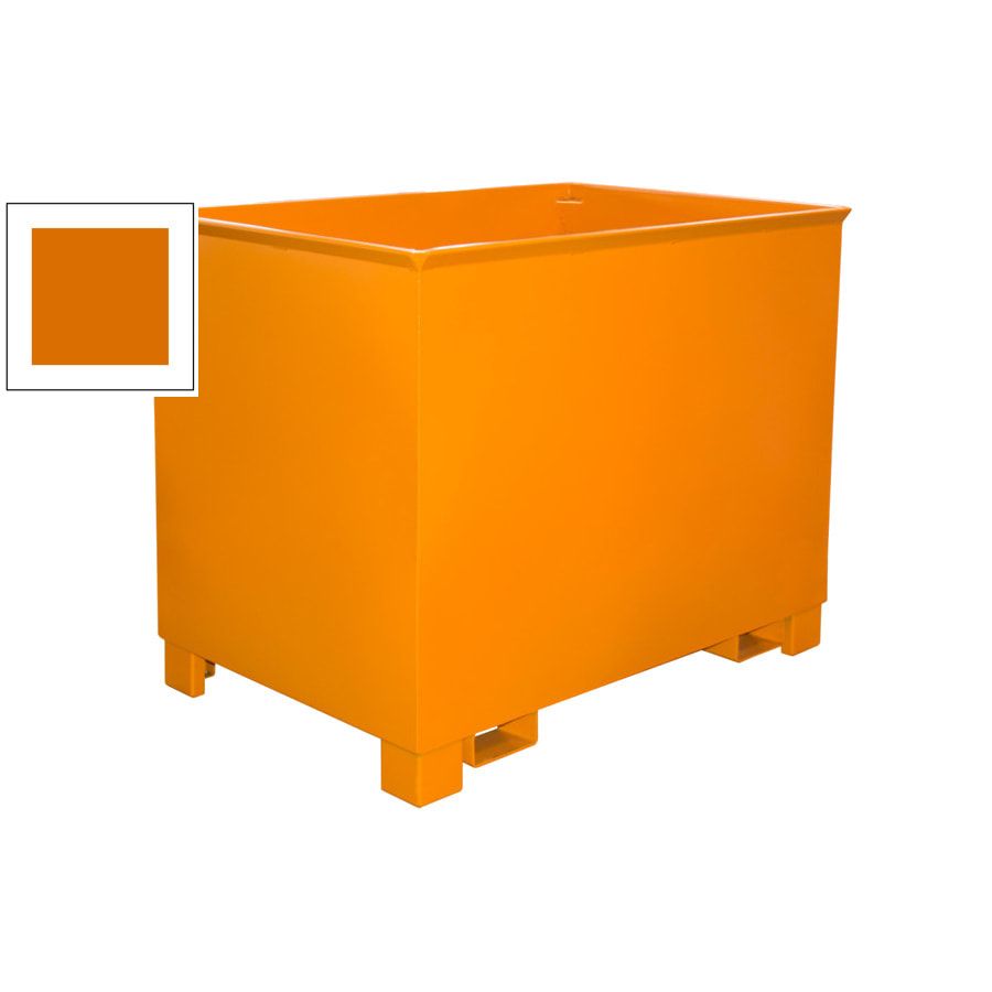 Container - 3-fach stapelbar - Volumen 300 l - Traglast 500 kg - 800 x 840 x 620 mm (HxBxT) - feuerrot